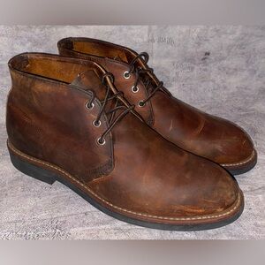 Red Wing Foreman Oil Slick 9219 Waxed Chukka Desert Work Boots 10 Copper Rough